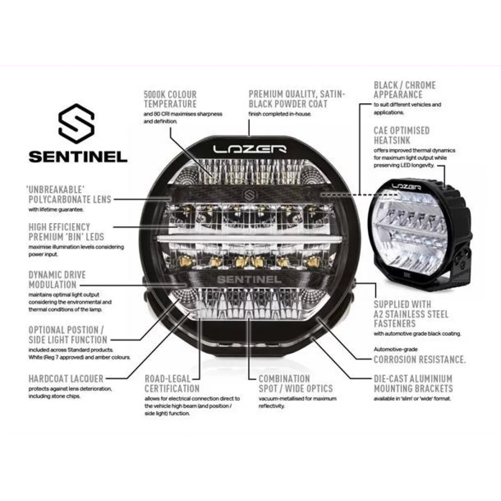 Lazer® Sentinel 9 CHROME