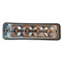 led-strobelys-lavt-med-4x3w-oransje-led-930-volt-150gr