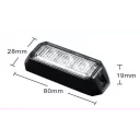 led-strobelys-med-3x3w-oransje-led