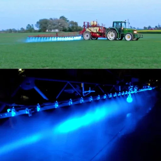 Ledtronic LED sprøytelys blå spot