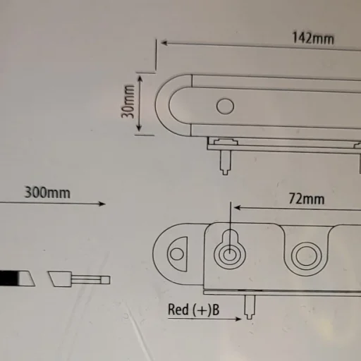 LED Gult Strobelys 12/24 Volt R65