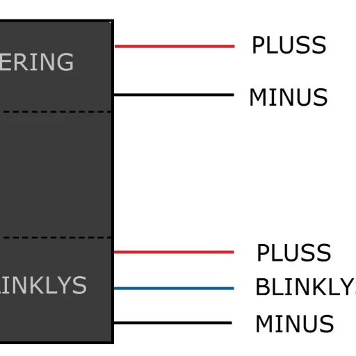 Modul for blinklys