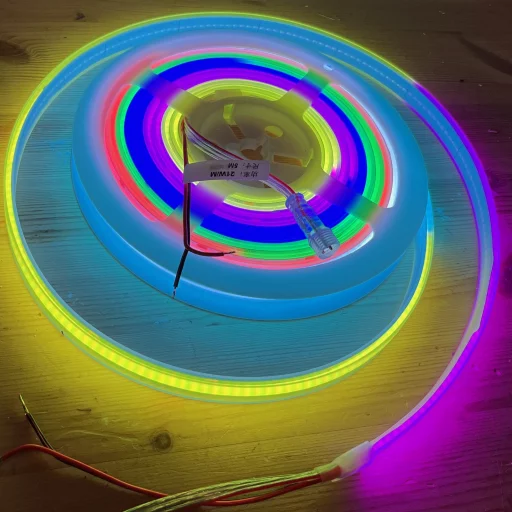 LED lyslenke for utendørs bruk RGB 12 volt