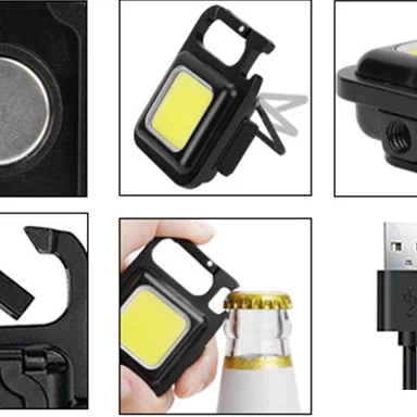Ledtronic oppladbart ledlys for nøkkelring