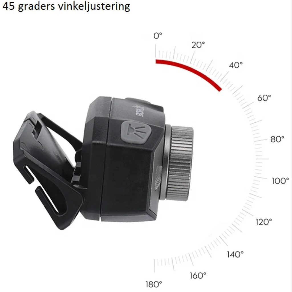 Prolight 33 Oppladbar Hodelykt 300 lumen