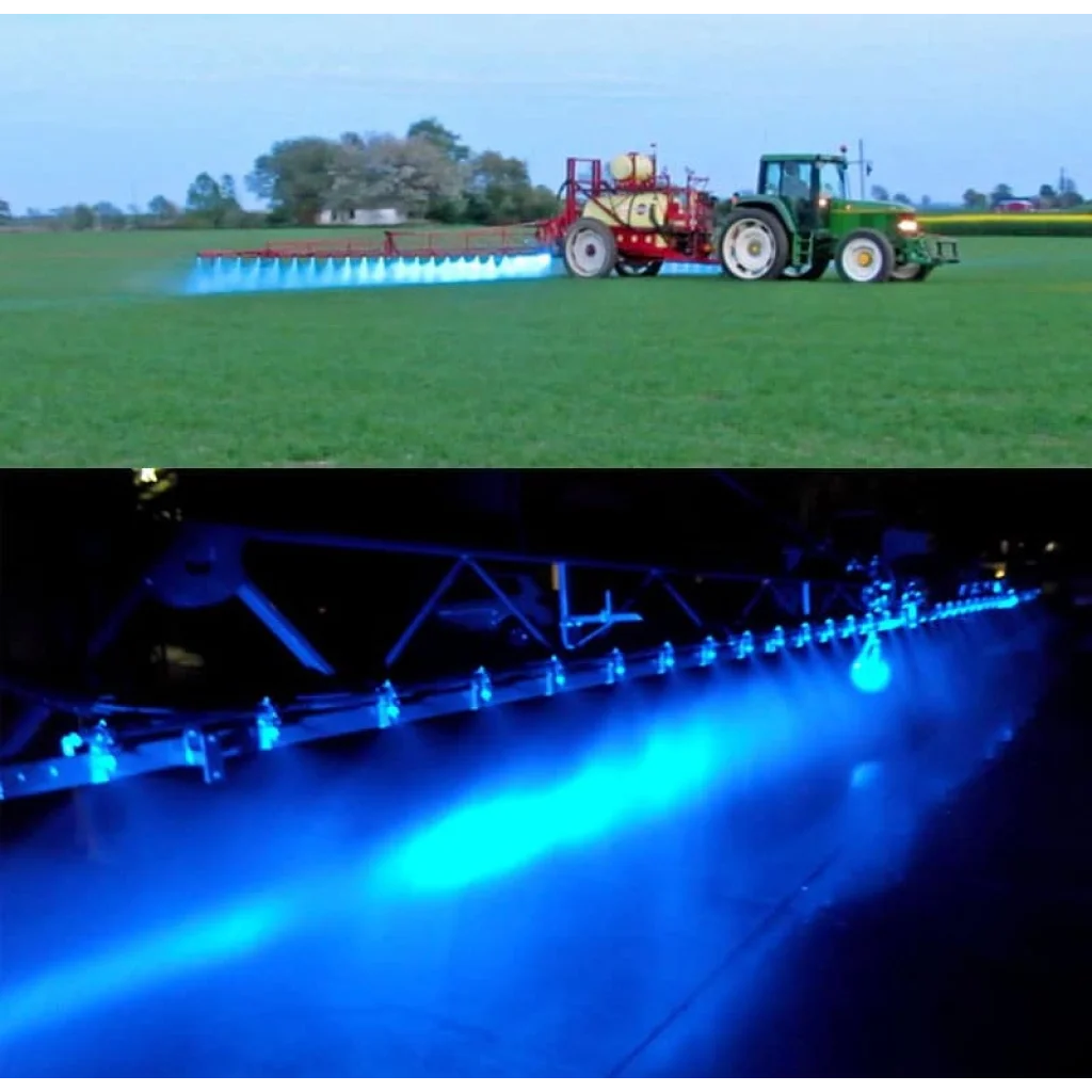 Ledtronic LED sprøytelys blå spot
