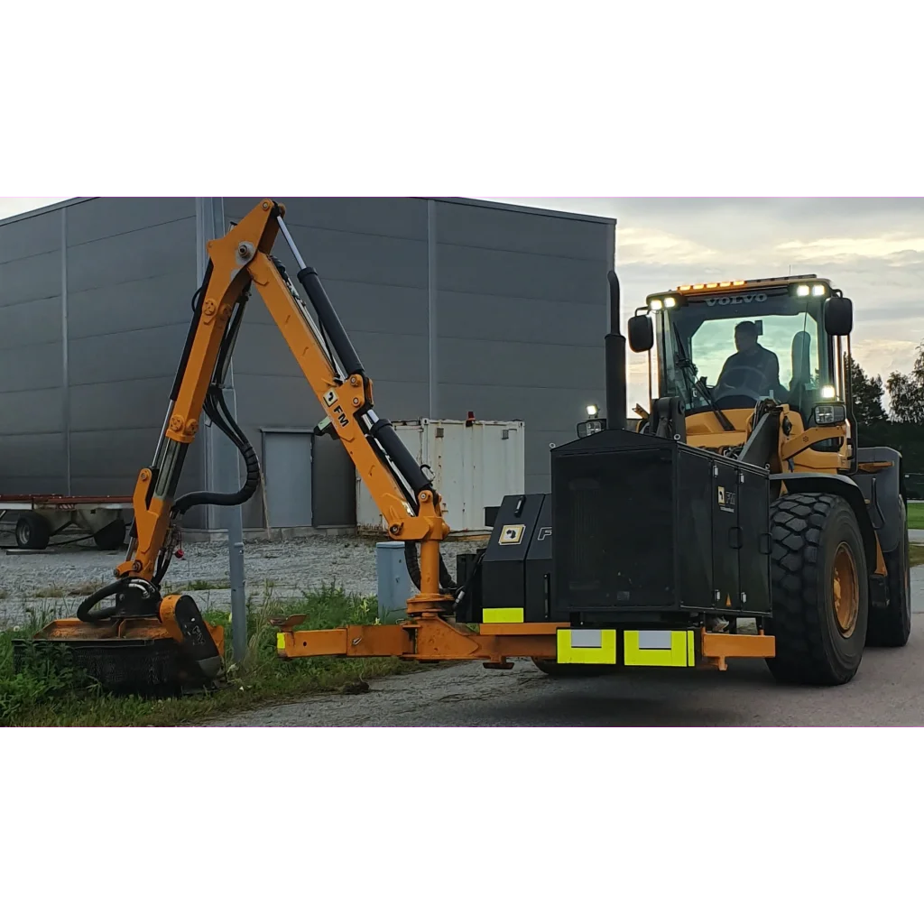 124cm 12 24volt LED varsellysbjelke m bolt feste Oransje