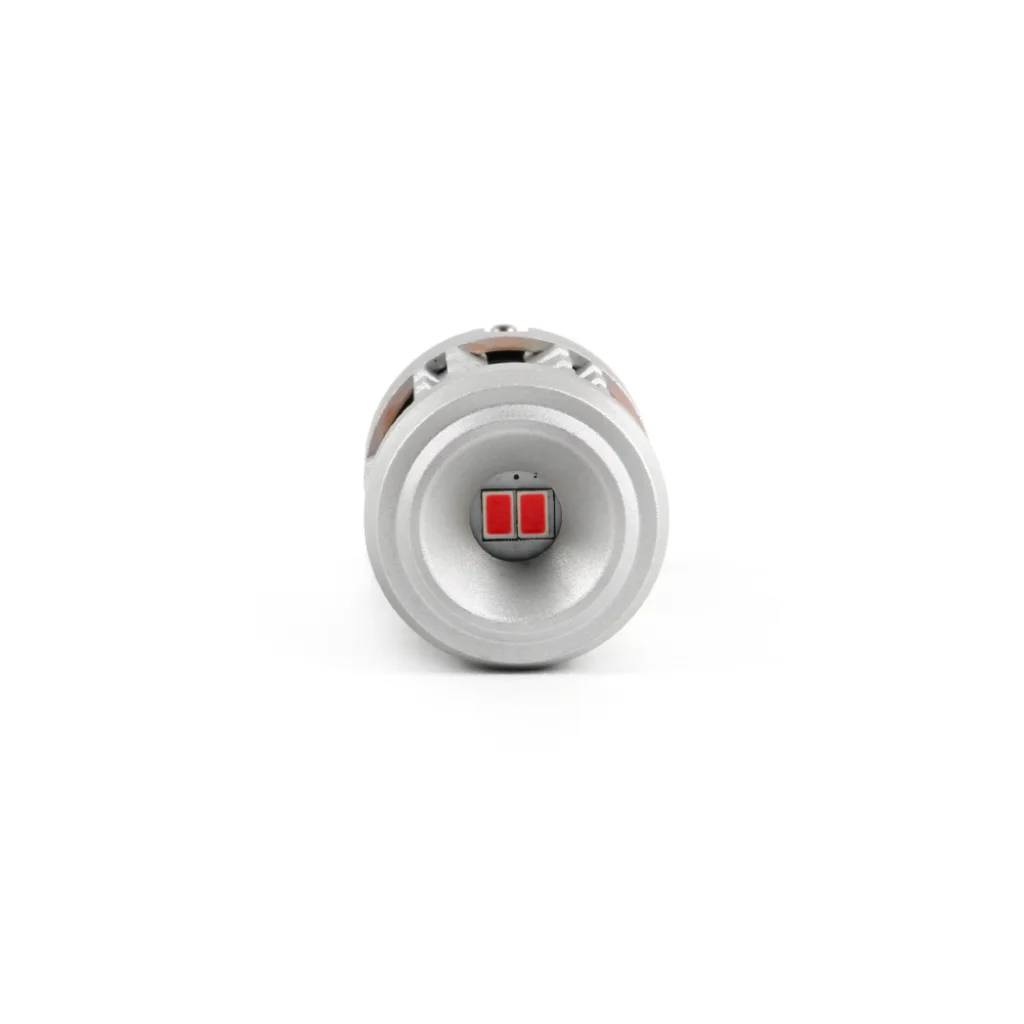 2 PAK Canbus LEDpærer Ba15s Rødt lys 1614 Lumen