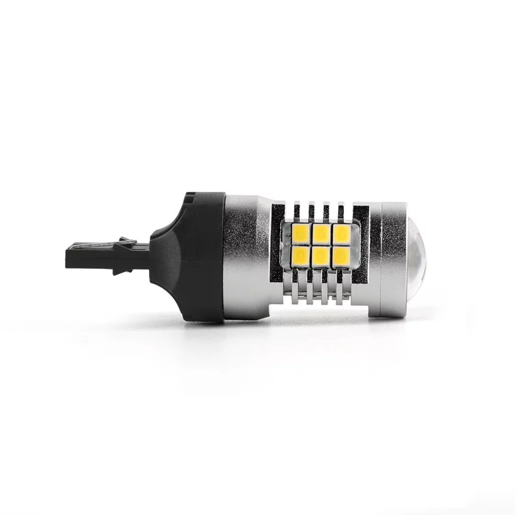 2 PAK Canbus LEDpærer 7440 Sokkel 6000K