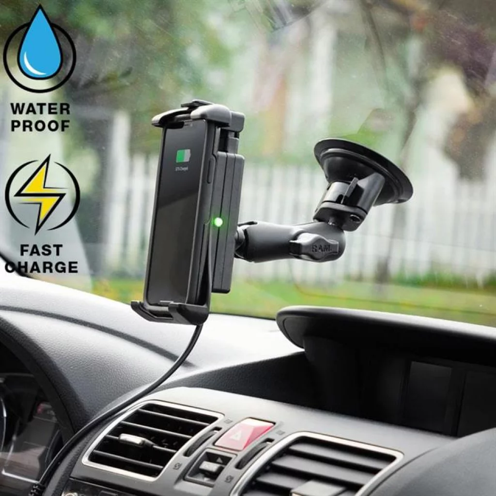 RAM QUICK-GRIP WIRELESS WITH SUCTION CUP MOUNT