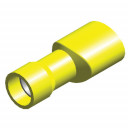 kabelsko-isolert-6-3mm-gul-100-stk