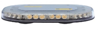 25 cm 12 24volt LED lysbjelke, Oransje R65 EMC