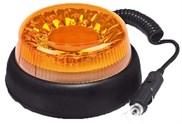 Oransje 25W LED saftblander med dobbelflash Magnetfeste
