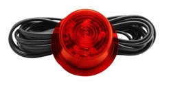 Rødt reserveglass med LED til Gylle 12 24V