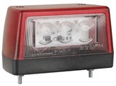 LED Skiltlys med rødt hus