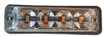 LED Strobelys Lavt med 4x3W Oransje LED 930 Volt 150gr.
